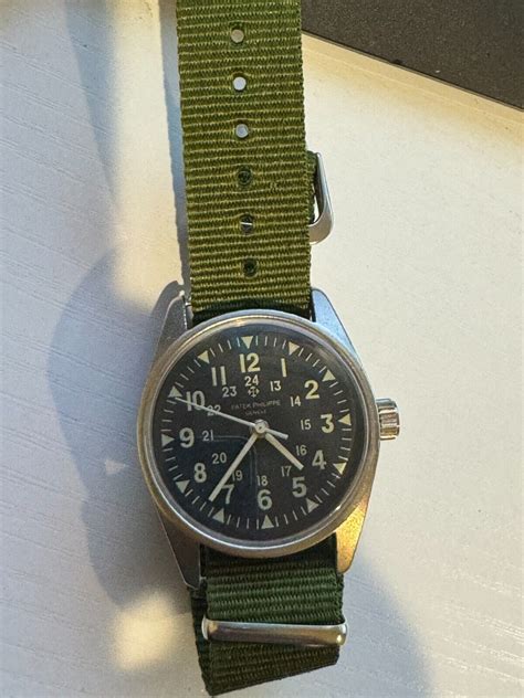 patek philippe vietnam war|A Patek Military Watch .